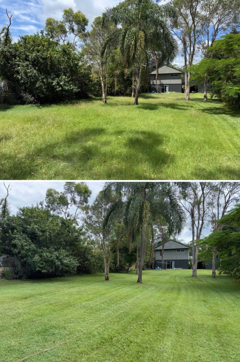 Large property lawn care with catcher
