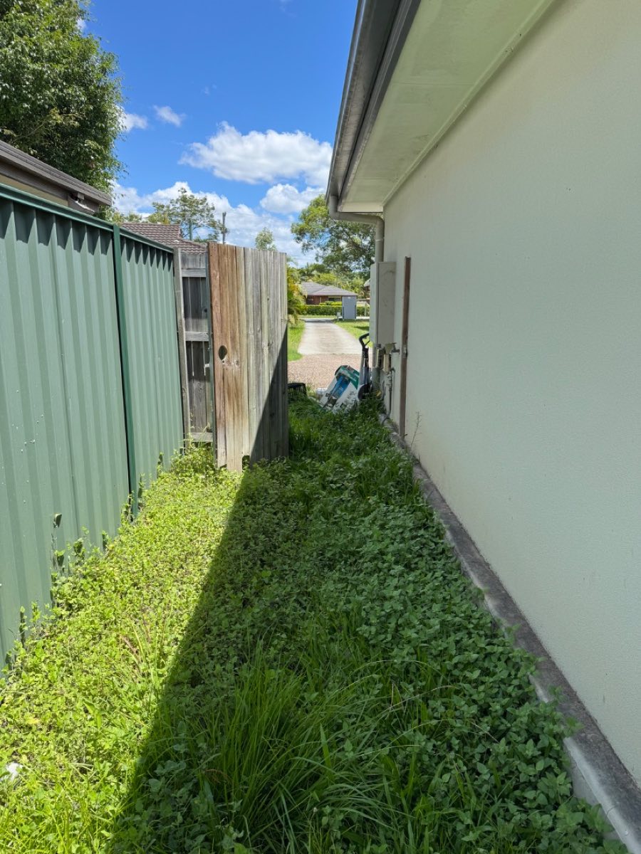 Before: Marsden property rubbish removal before and after comparison
